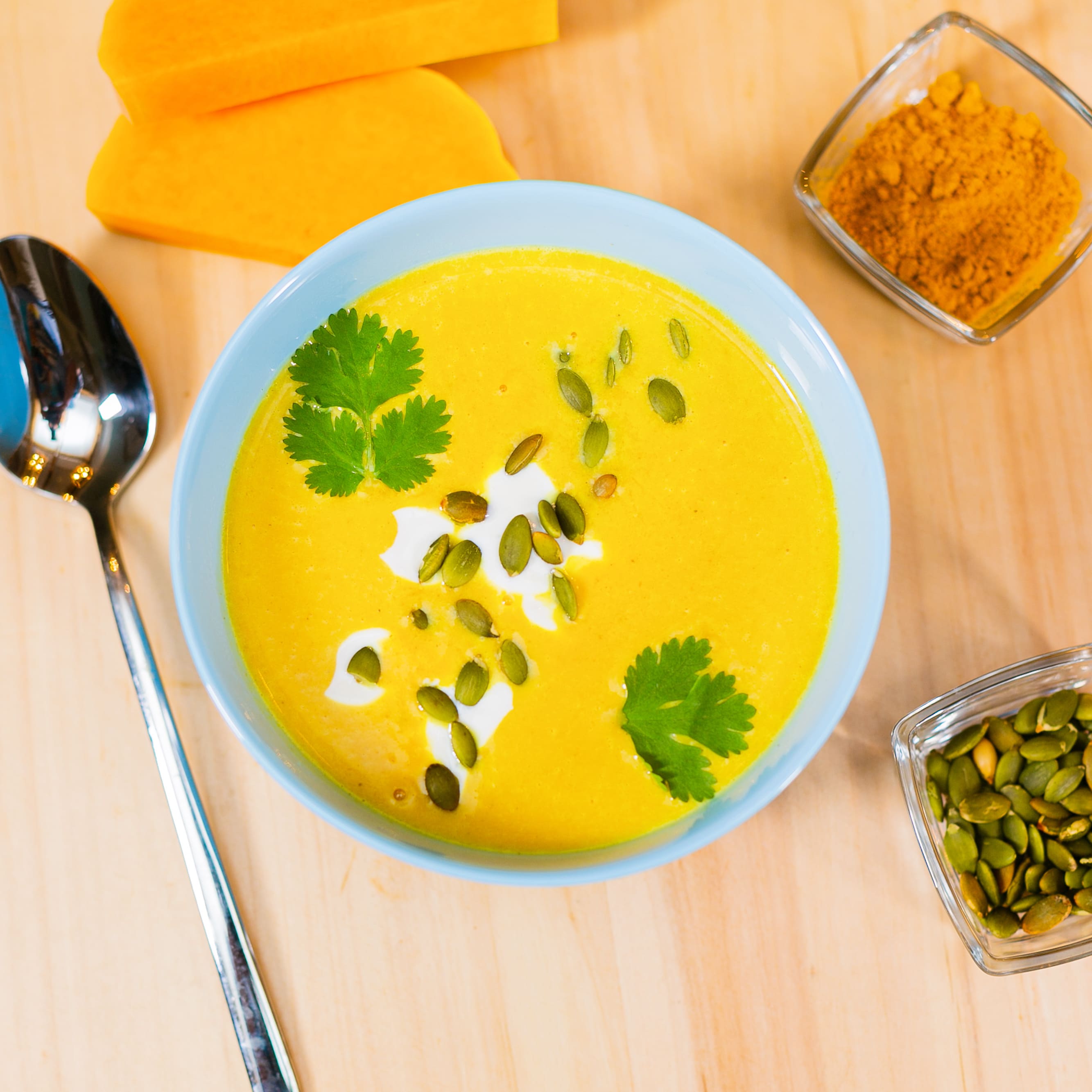 Тыквенный крем-суп — пошаговый рецепт с фото, видео, кбжу и ингредиенты